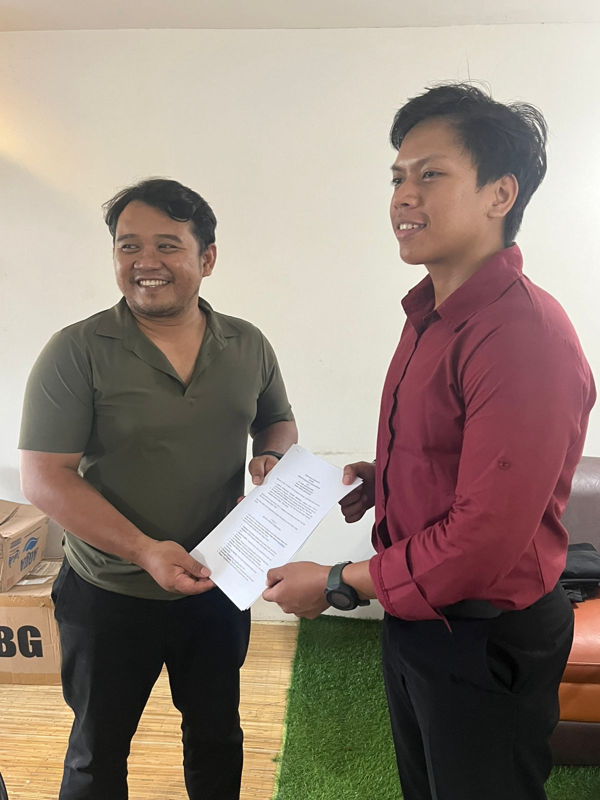 Pendantangan Kerja Sama bidang Web dan Apps Development